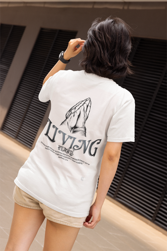 "LH" White Tee